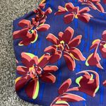 Athleta NWT  Blue & Red Floral Conscious Crop Printed Small Photo 1