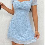 Amazon Dreamy Baby Blue Mini Dress Photo 1