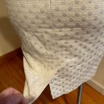 Ann Taylor Factory Ivory W Silver Vertical Strips & Dots SZ 2 Great Condition Photo 5