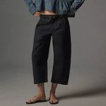 Maeve  curved crop chinos brown Photo 4