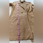 Sanctuary Carleton Cotton Blend Coat Tan Blazer Modern Tailored Suit Jacket Photo 9