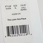 ANDIE NWT  The Luzon One Piece in Chili Pepper Red Size XL Modest Athletic Photo 5