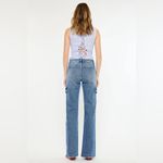 KanCan USA NWT Kancan Aspen High Rise Cargo Jeans Wide Leg Photo 1