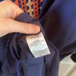 Miss Me  Womens Boho‎ Dress Size Small Navy Blue Bell Sleeves Flowy Fit Hippie Photo 9