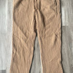 J.Jill Pants Womens S Gauze Pull On Elastic Pants Tan Pocket Mesh Muslin Brown Photo 0