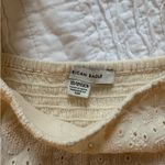 American Eagle  White Lace Blouse Floral Outfitters Women’s Cropped Small Photo 1