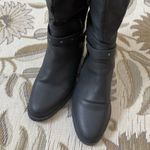 Naturalizer Soul Knee Boot Vikki Black Buckle 7 WC Wide Calf Photo 4