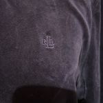 Lauren Ralph Lauren velvet tracksuit women’s size medium Purple Photo 5