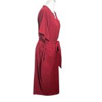 Universal Standard  Red Belted Midi Dress Women’s Size 26 Pima Cotton Photo 2