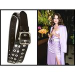 Alice + Olivia ๐๐ Eve Double Wrap Belt in Black Photo 1