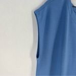 J. Jill Wearever Double Face Center Seam Top Periwinkle Blue Size M Size L Photo 4