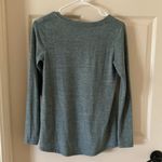 American Eagle Soft & Sexy Plush Long Sleeve Shirt V-Neck Soft Size Small Green Photo 3