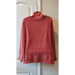 Spring & Mercer Women's Cowl Neck Chenille Pullover Sweater Size S Orange Photo 5