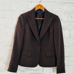 Anne Klein Women's Suit, Brown One Button Jacket or Blazer, Size 4 Photo 1