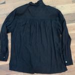 Vintage 80’s Black Beaded fringe Western Button Long Sleeve Shirt Size S… Photo 6