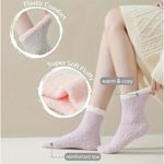 Fashion Fuzzy Thick Winter Socks One Size Colorful Pastel Bright 5 PACK NEW Pink Photo 7