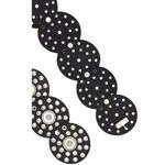 Tularosa  Rhapsody Disc Belt in Black New Womens Western Silver Photo 2