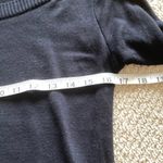 Sophie Max Sweater Dress Black Long Sleeve Cotton Blend Size Medium Like New Photo 3