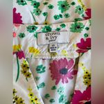 Crown & Ivy  Floral Boho Peasant Blouse Top Small Petite Flower Garden Party Photo 5