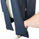 DKNY  Navy Open Front Jacket Long Line Blazer 3/4 Sleeve Women Sz M Career Preppy Photo 10