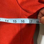 Marie Sixtine Women Orange Gold Cotton L'Essentiel Knit Moto Jacket Size Small Photo 6