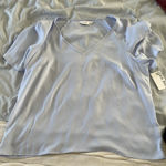 Nine West  Blue Blouse Photo 0