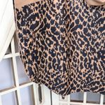 Fever Animal Print Cowl Neck Poncho Sweater Size S/M New Brown Size M Photo 4