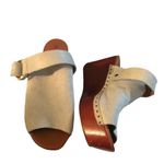 Derek Lam 10 Crosby 'Fiona' Sandal 7.5 Wooden Calf Hair Platform Bohemia… Photo 8