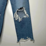 Free People  Maggie Mid Rise Straight Leg Jeans in Aged To Perfection Size 27 Photo 6