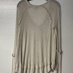 We The Free Free People Laguna Light Beige Thermal Long
Sleeve Top Women Size XS Thumb Holes Photo 7