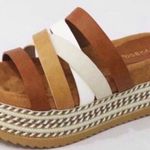 Bamboo Cute n Comfy Multi Color Flatform Sandals Photo 0