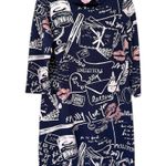 Lilly Pulitzer Women’s Jonah Dress Love Letters Medium Navy White Pink Photo 9