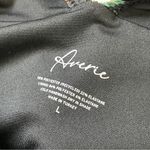 Averie Blaise Swimsuit plunge animal print ruffle one piece womens Black (large) Photo 2