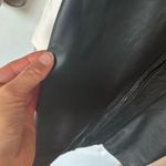 Yucatán bay black leather dress vintage size 8 long sleeve from fitting stylish Photo 8