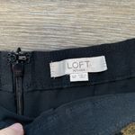 Loft Ann Taylor Petites Black & Gold A Line Pleated Skirt 6P Photo 1