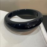 Piper  K | Bangle Set (3) ~ Gold & Marbled Navy and Sky Blue Photo 4