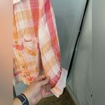 Bella Dahl  Spring Plaid‎ Long Sleeve Button Up Shirt (M) Photo 1
