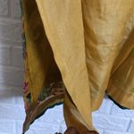 Custom made Sari Kurta tunic top or dress Salwar Kameez with diamonds embroidery Yellow Size M Photo 5