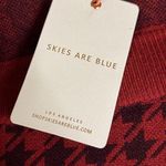 Skies Are Blue  Stitch Fix Everyday knit sweater mini burgundy skirt Photo 11