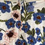 Sabo Skirt Ruse Mini Skirt, Side Split, Floral, Pink/Blue Size L Photo 6