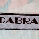 Vtg Cabrais Button Up Pink Green Hawaiian Short Shirt Coconut Girl Tropical Multiple Size M Photo 3