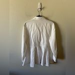POMANDER PLACE White Ashlen Blouse Size S TUCKERNUCK Holiday Bridal Photo 4