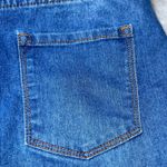 NY Trends 4 Denim Mini Skirt Womens Large Blue Distressed Frayed Hem Y2K Edgy Photo 9