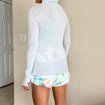Athleta Heather Gray Long Sleeve Hooded Sweater with Thumb Hole Size XS Photo 10
