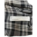 ZARA Plaid Ruffle V Neck 3/4 Sleeve Drop Waist Crochet Tunic Dress Black M Photo 8