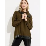 Joseph Ribkoff  Olive Cowl Neck Sweater Photo 1