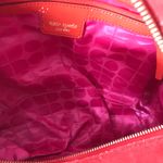 Kate Spade NY Red Ombre Fade Canvas Satchel Shoulder Bag with Pink Lining EUC Photo 7