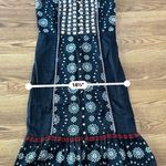 Veronica Beard black Giuliana Beaded Linen Dress size 6 ( small) Photo 8