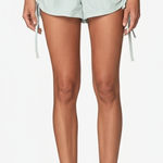 OCEAN‎ BREEZE Womens Shorts Size S Light Blue Athletic Lounge Drawstring Hem Photo 0