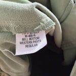 Big Bud Press Western Pants Jeans Flare Green Small Photo 5